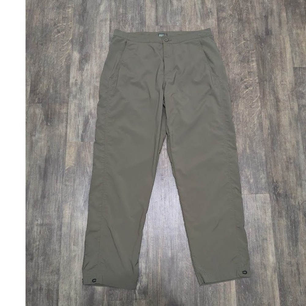 Royal Robbins Womens Size 8 Short Olive Travel Pants Lightweight Outdoor Hiking